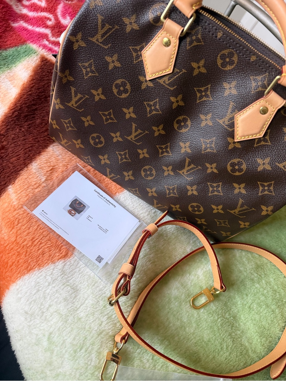Louis Vuitton Brown Monogram Speedy 30 Bandouliere - Picture 3 of 15
